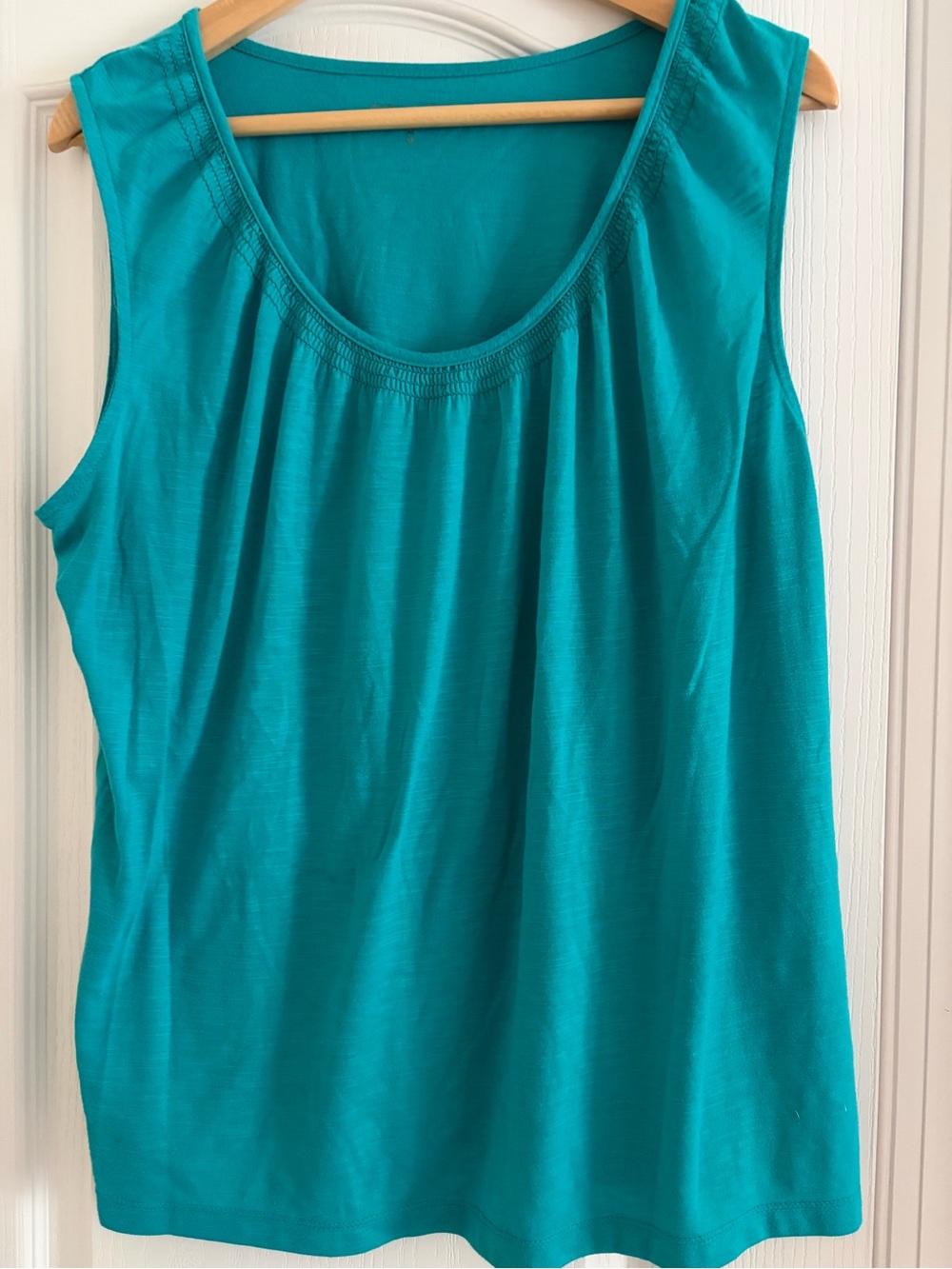 Coldwater Creek Teal Sleeveless Tank Top